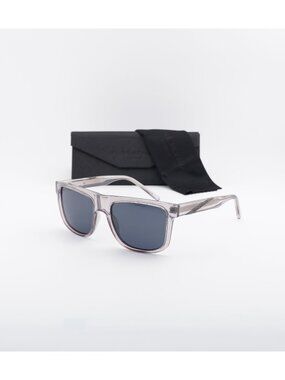Prive Revaux THE KINGSTON/S 0CBL M9 Rectangle Sunglasses - Crystal Grey / Polari